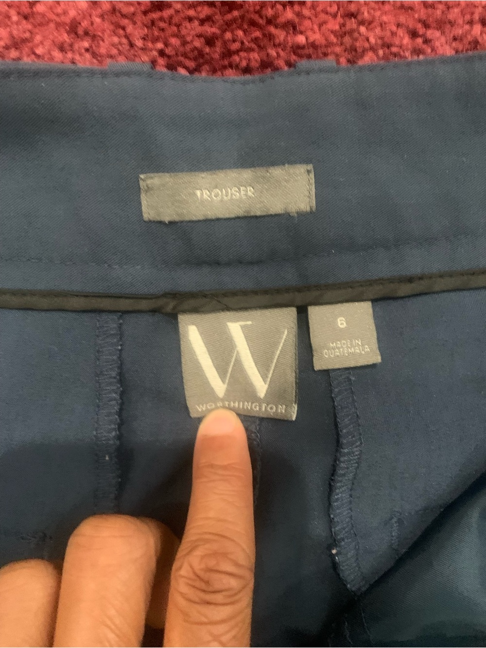 Worthington Wide-Leg Dress Pants in Slate Blue - Picture 4 of 9